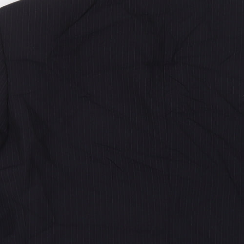 NEXT Mens Blue Striped Wool Jacket Suit Jacket Size 40 Regular