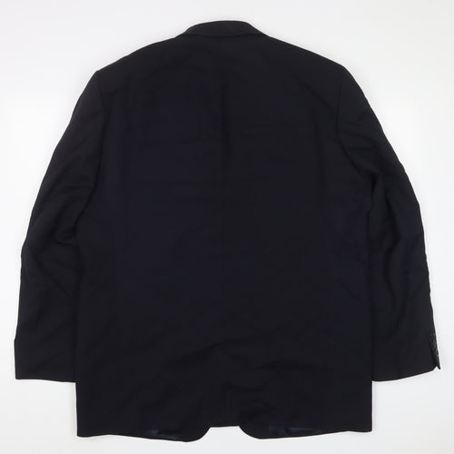 Ciro Citterio Mens Blue Wool Jacket Suit Jacket Size 44 Regular