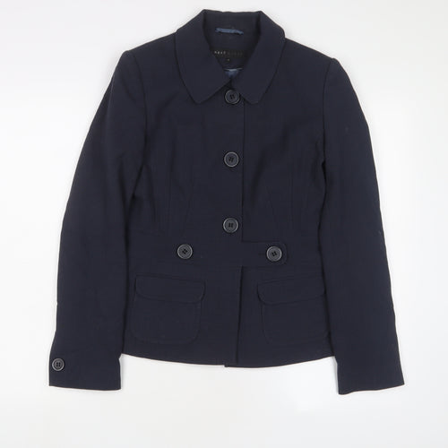 NEXT Womens Blue Jacket Blazer Size 8 Button