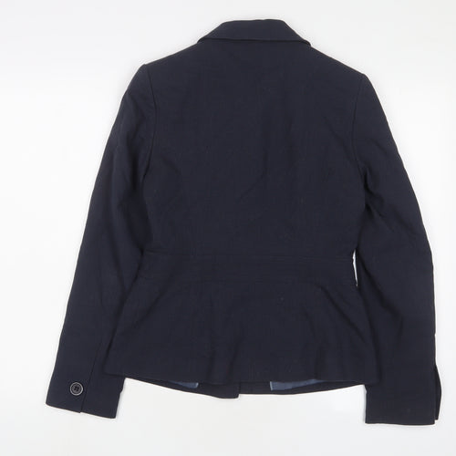 NEXT Womens Blue Jacket Blazer Size 8 Button