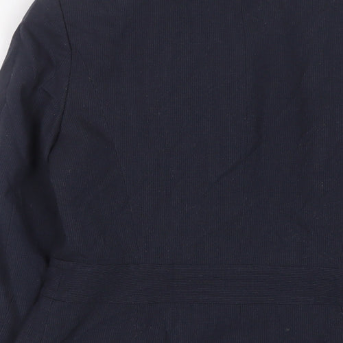 NEXT Womens Blue Jacket Blazer Size 8 Button