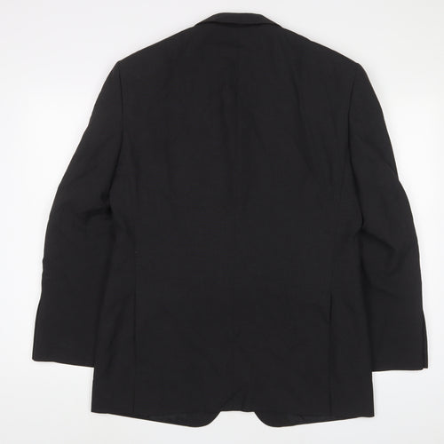 Marks and Spencer Mens Grey Polyester Jacket Suit Jacket Size 38 Regular