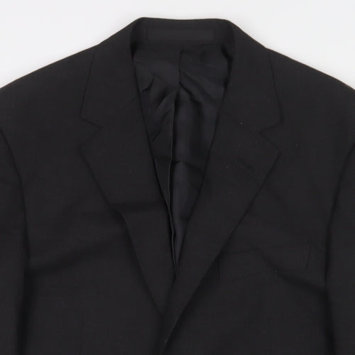 Marks and Spencer Mens Grey Polyester Jacket Suit Jacket Size 38 Regular