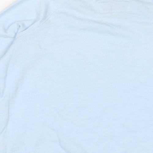 Jack Wills Womens Blue Cotton Pullover Sweatshirt Size 8 Pullover
