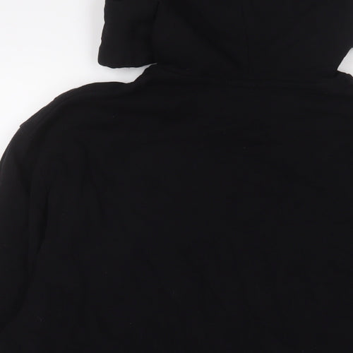 COLLUSION Mens Black Cotton Pullover Hoodie Size S - Logo