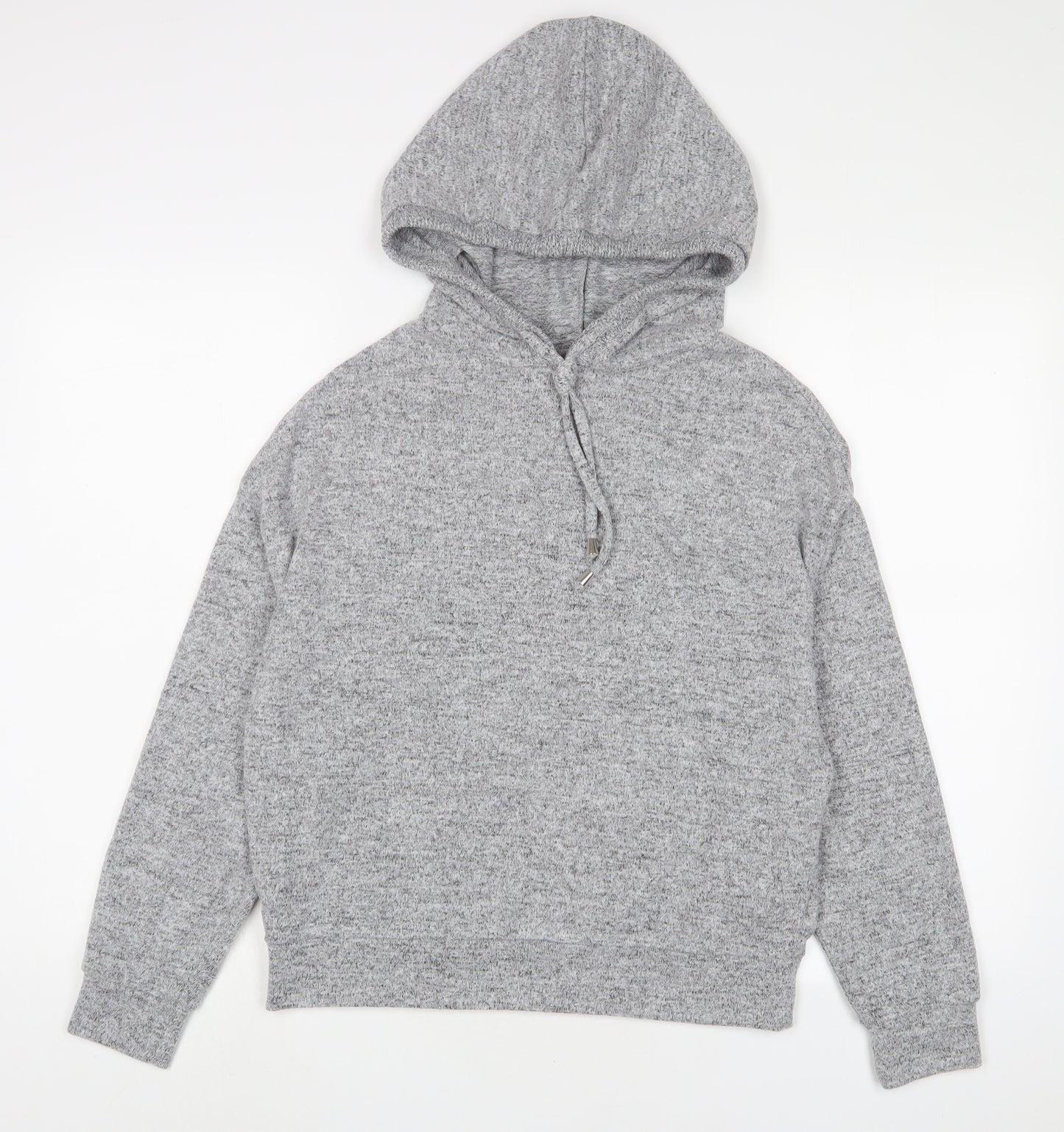 Dorothy Perkins Womens Grey Polyester Pullover Hoodie Size 10 Pullover