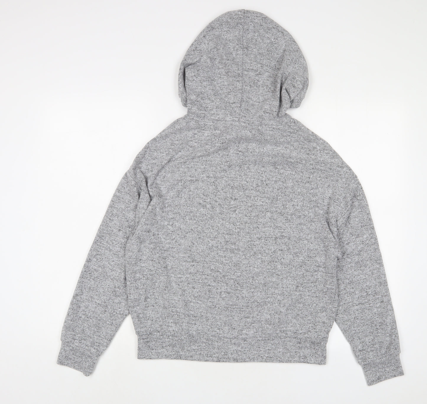 Dorothy Perkins Womens Grey Polyester Pullover Hoodie Size 10 Pullover