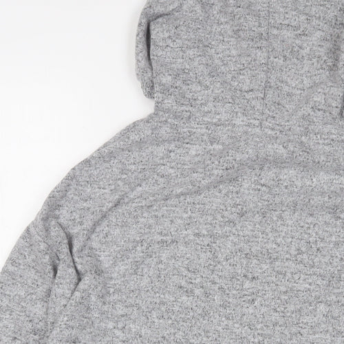 Dorothy Perkins Womens Grey Polyester Pullover Hoodie Size 10 Pullover