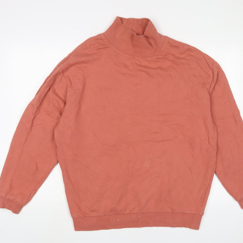 ASOS Womens Pink Cotton Pullover Sweatshirt Size S Pullover