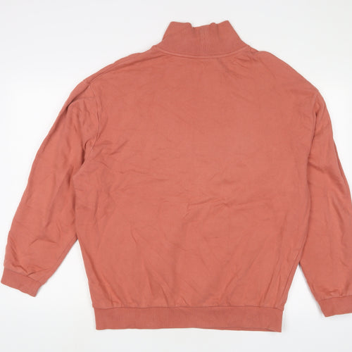 ASOS Womens Pink Cotton Pullover Sweatshirt Size S Pullover