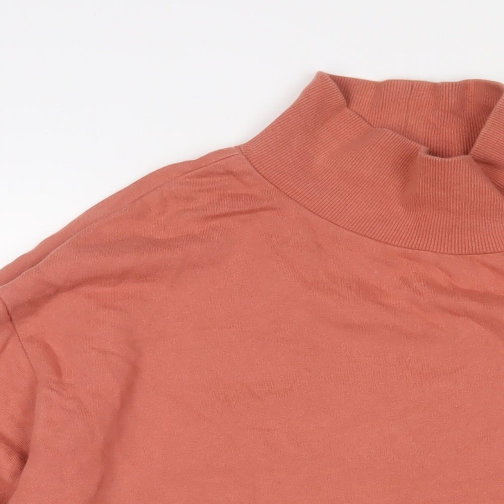 ASOS Womens Pink Cotton Pullover Sweatshirt Size S Pullover