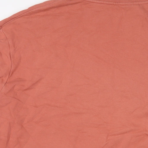 ASOS Womens Pink Cotton Pullover Sweatshirt Size S Pullover
