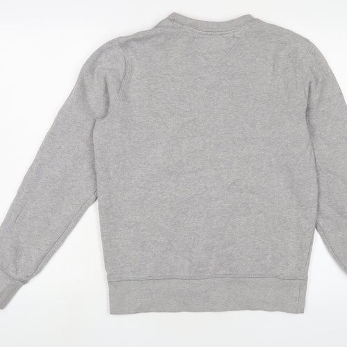 Tommy Hilfiger Mens Grey Cotton Pullover Sweatshirt Size S