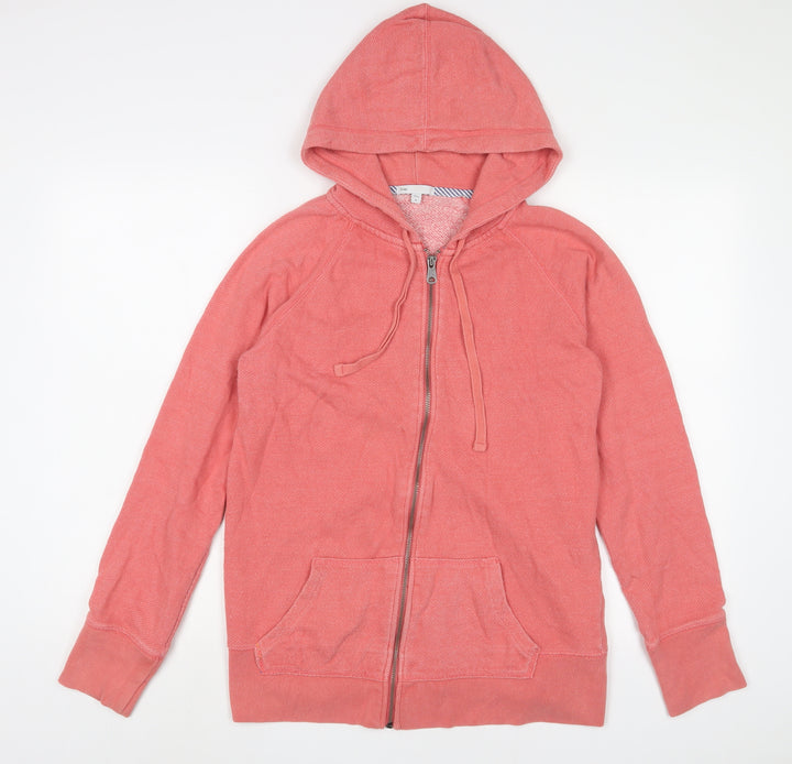 Gap Mens Orange Cotton Full Zip Hoodie Size M