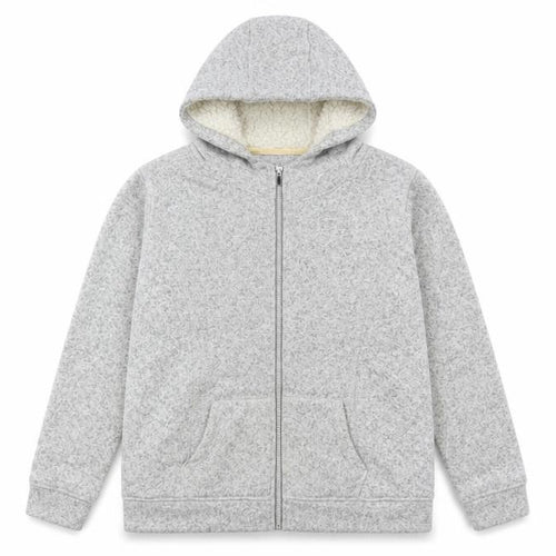 Warehouse Mens Grey Cotton Full Zip Hoodie Size XL