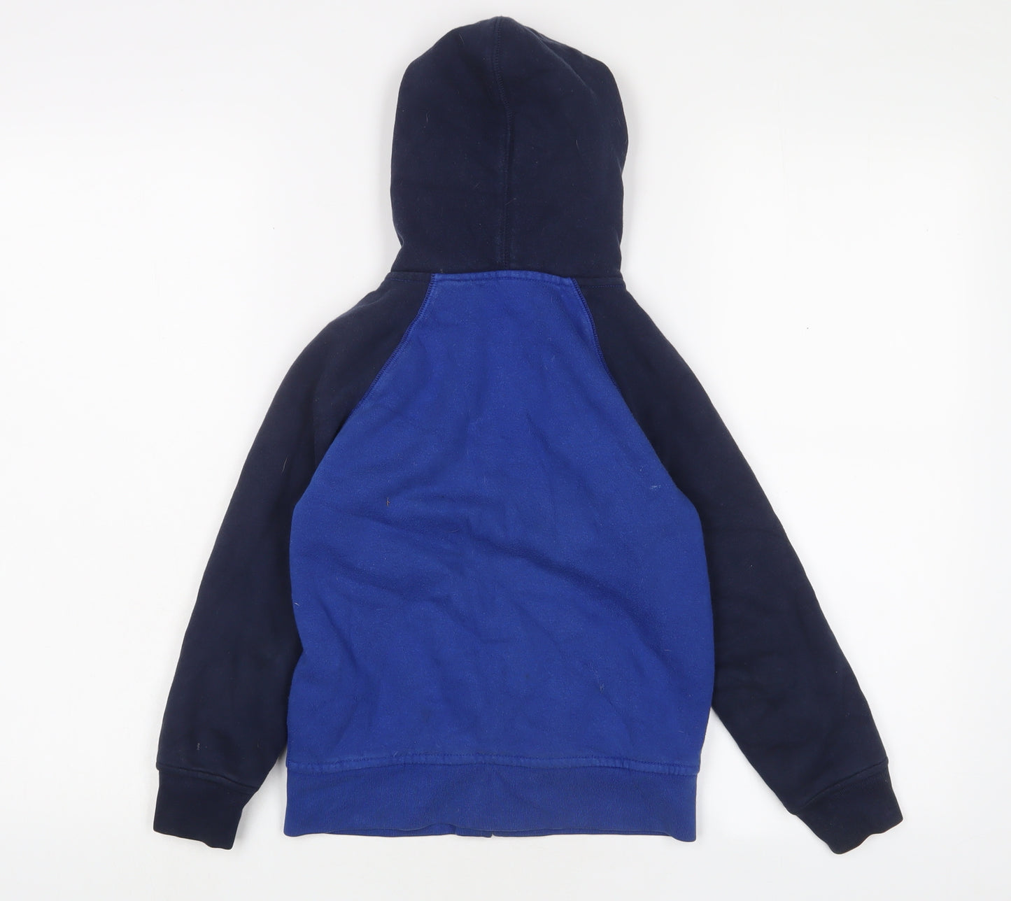 Gap Boys Blue Cotton Full Zip Hoodie Size 6-7 Years Zip