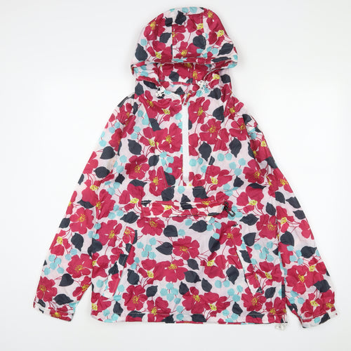 Kag in a bag Womens Pink Floral Jacket Size S Zip