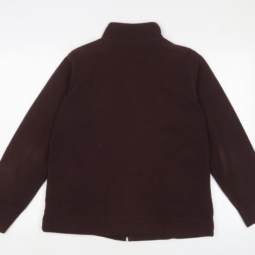 EWM Womens Brown Jacket Size M Zip - 14-16