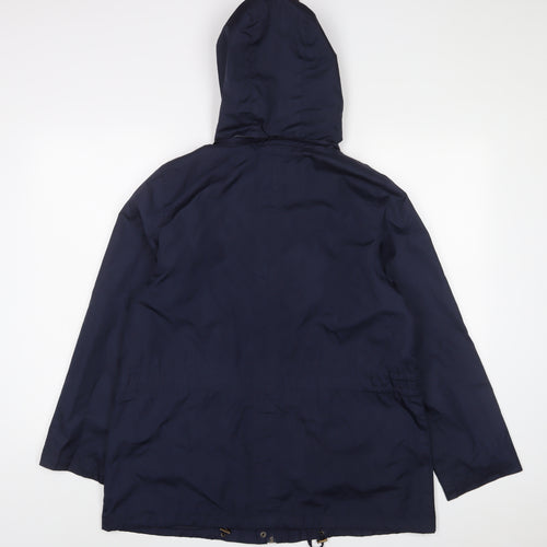 DASH Womens Blue Jacket Size 14 Zip