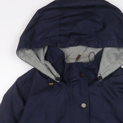 DASH Womens Blue Jacket Size 14 Zip