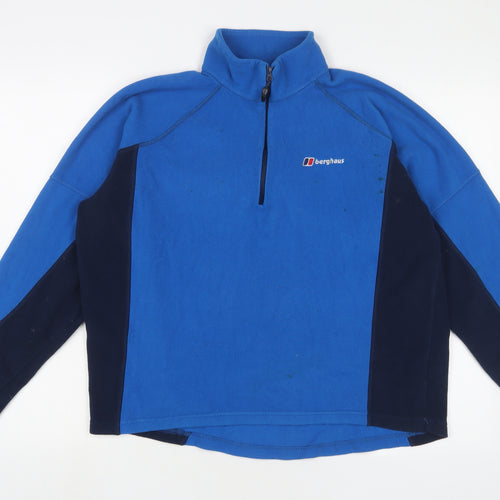 Berghaus Mens Blue Polyester Pullover Sweatshirt Size L