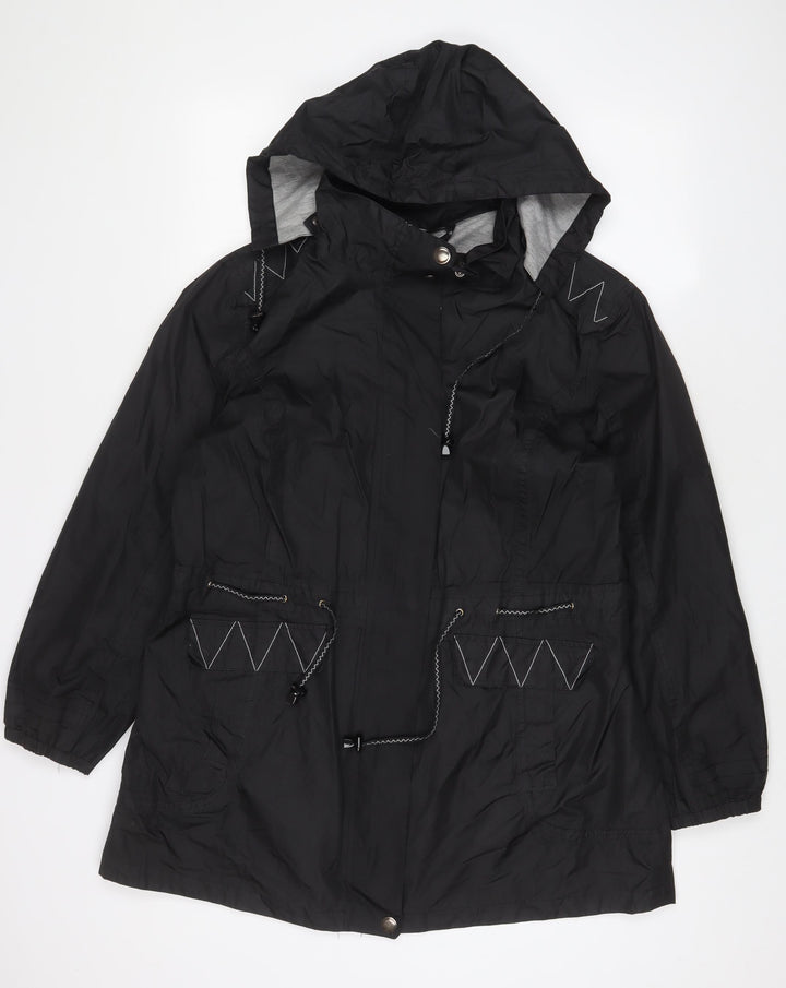 Bonmarché Womens Black Jacket Size 18 Zip