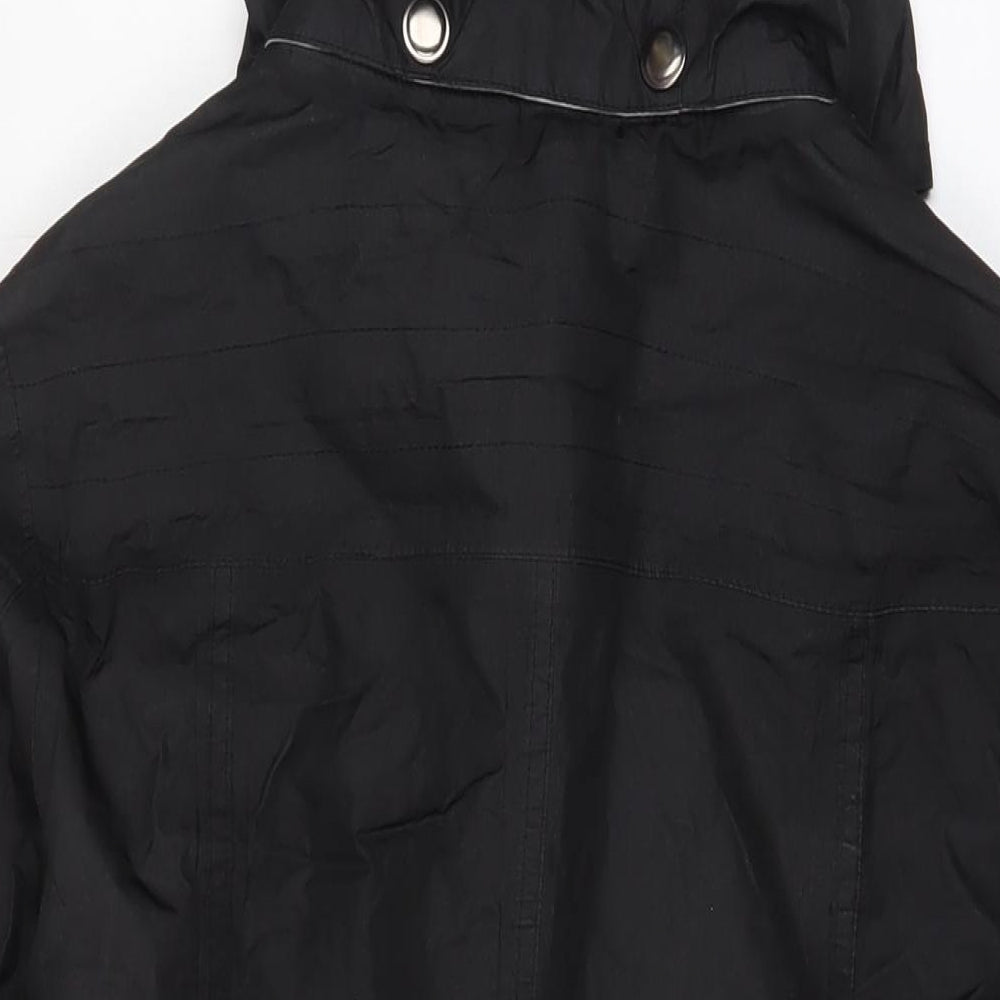 Bonmarché Womens Black Jacket Size 18 Zip