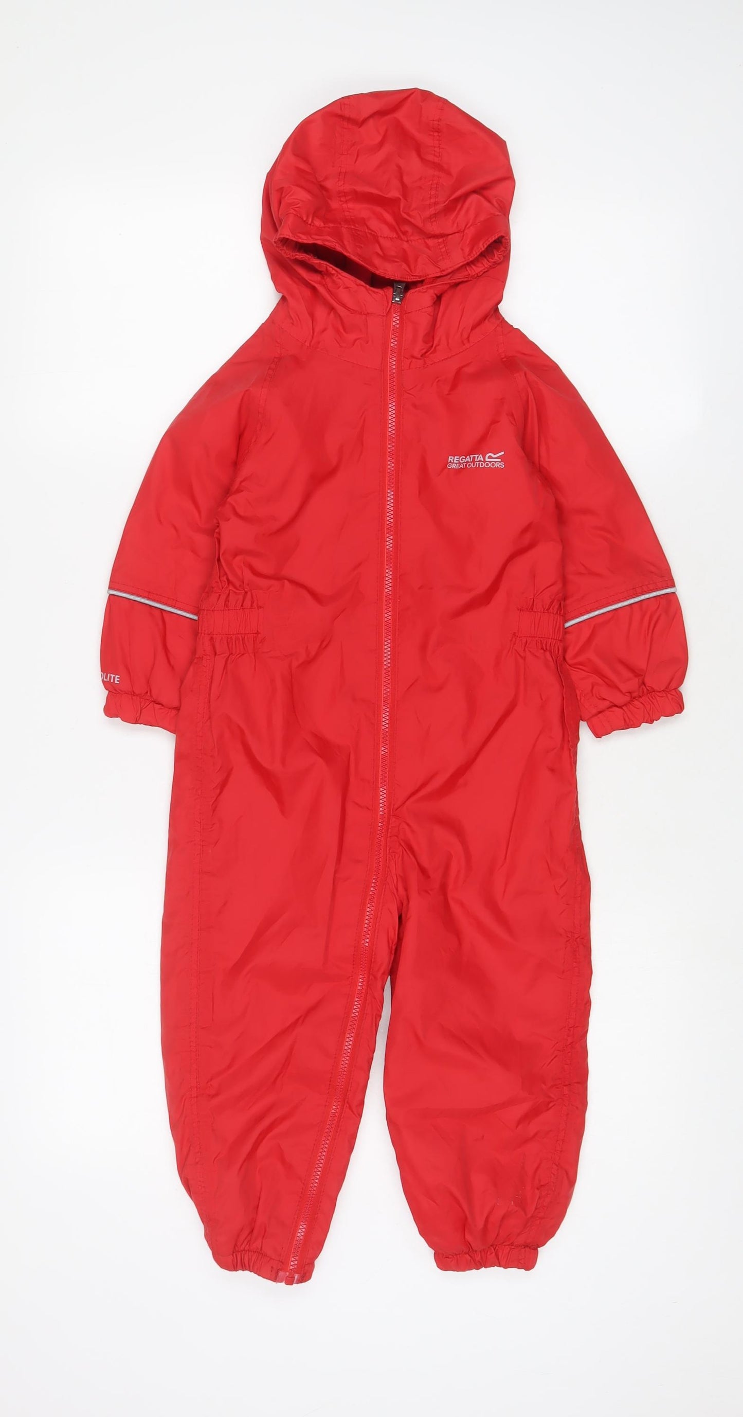 Regatta Boys Red Jacket Poncho Size 2 Years Zip