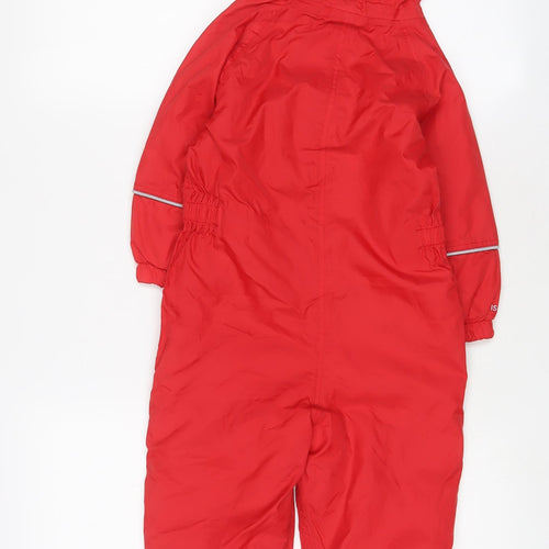 Regatta Boys Red Jacket Poncho Size 2 Years Zip