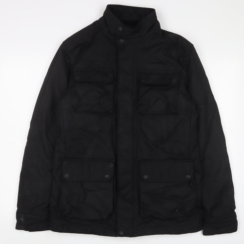 Marks and Spencer Mens Black Jacket Size S Zip