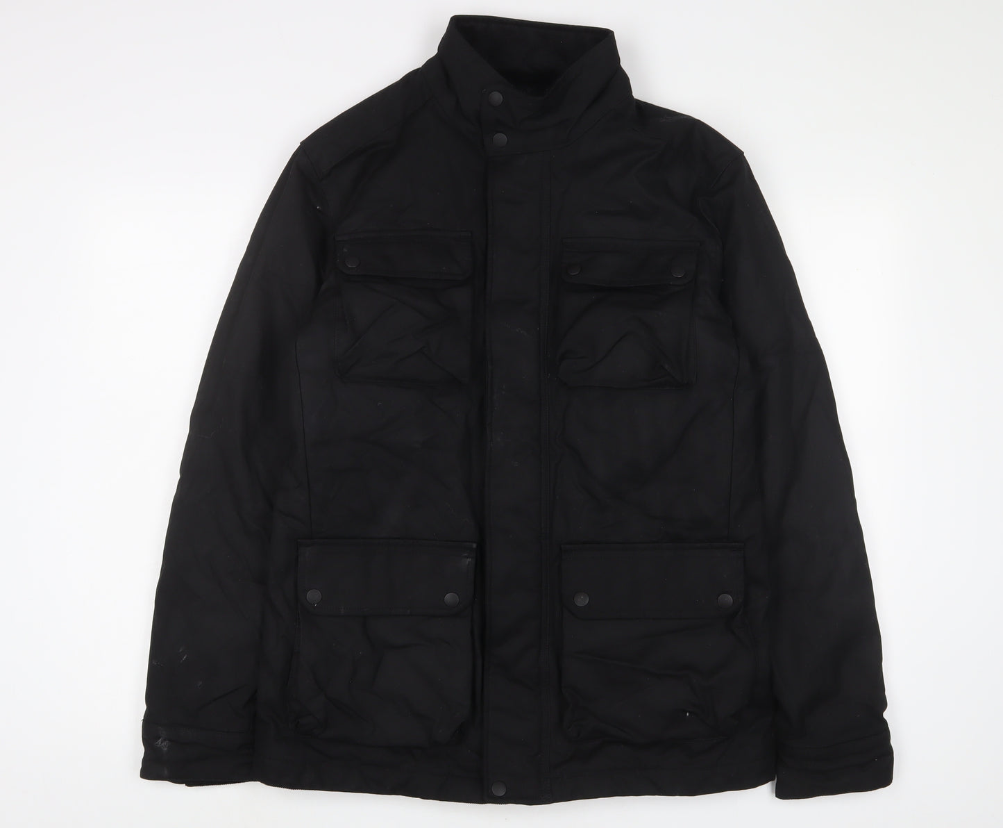 Marks and Spencer Mens Black Jacket Size S Zip