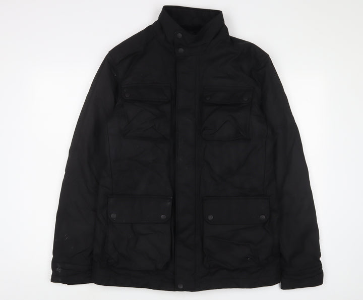 Marks and Spencer Mens Black Jacket Size S Zip