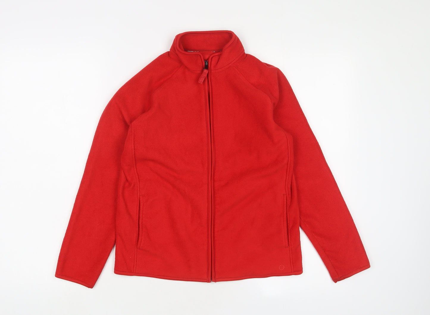 GOODMOVE Girls Red Jacket Size 10-11 Years Zip