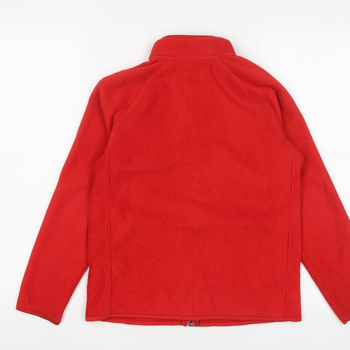 GOODMOVE Girls Red Jacket Size 10-11 Years Zip