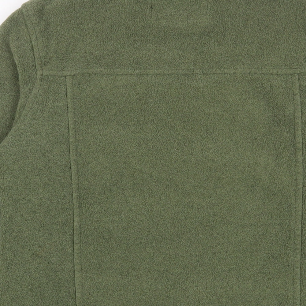 Avenue Womens Green Polyester Pullover Sweatshirt Size 10 Zip - Zip Pockets