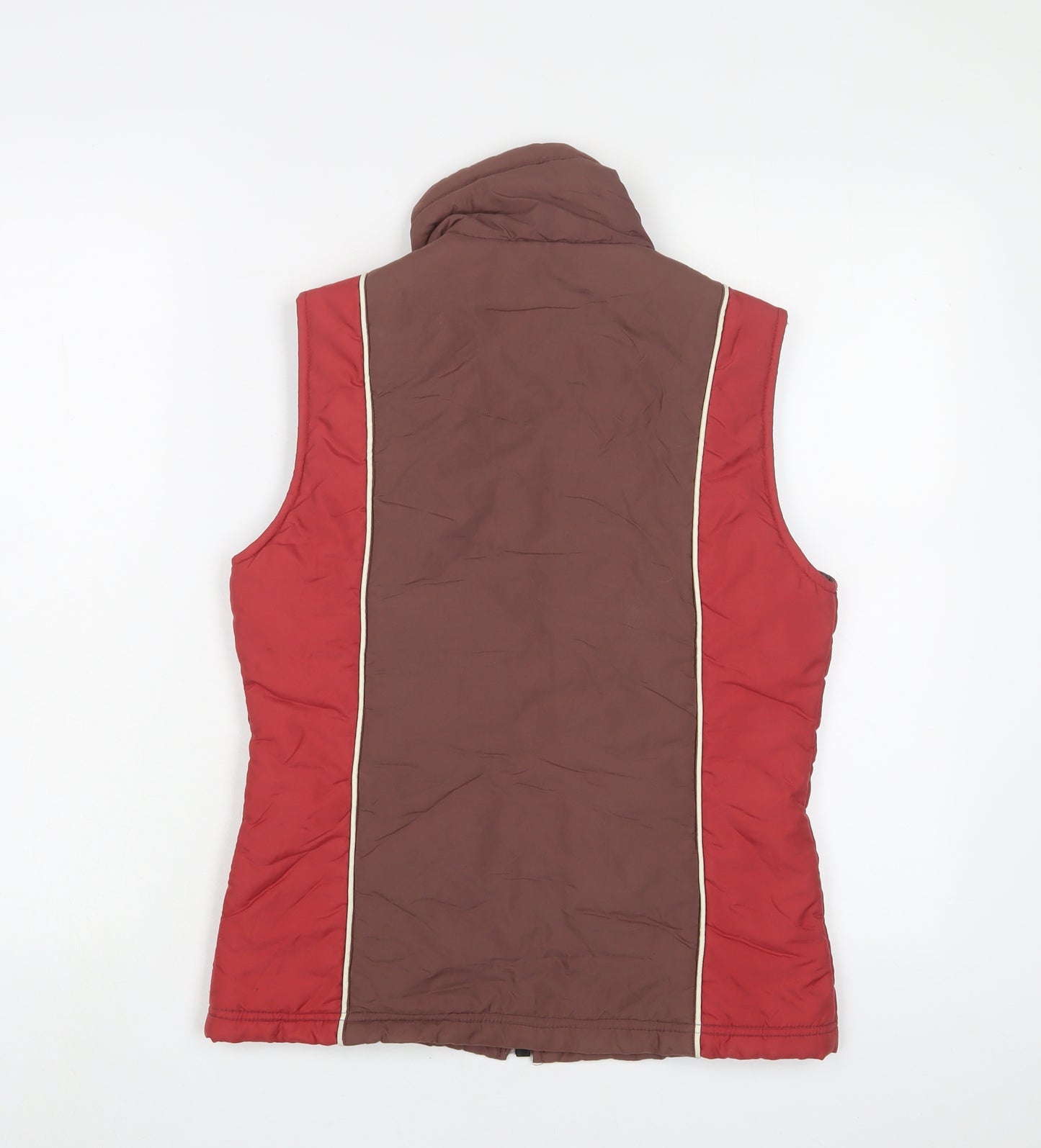 HOOCH Womens Red Gilet Jacket Size 10 Zip