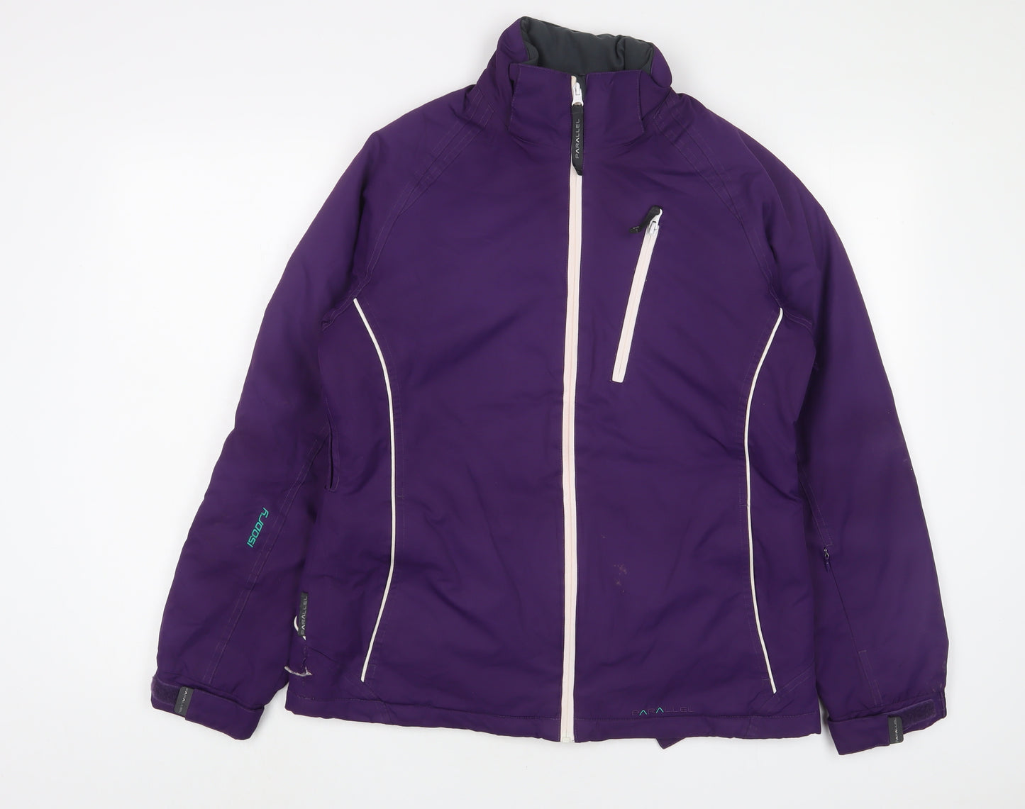 Parallel Womens Purple Jacket Coat Size 10 Zip
