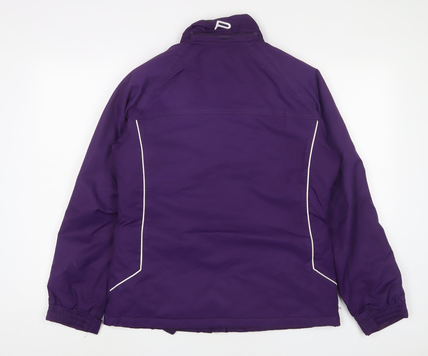 Parallel Womens Purple Jacket Coat Size 10 Zip