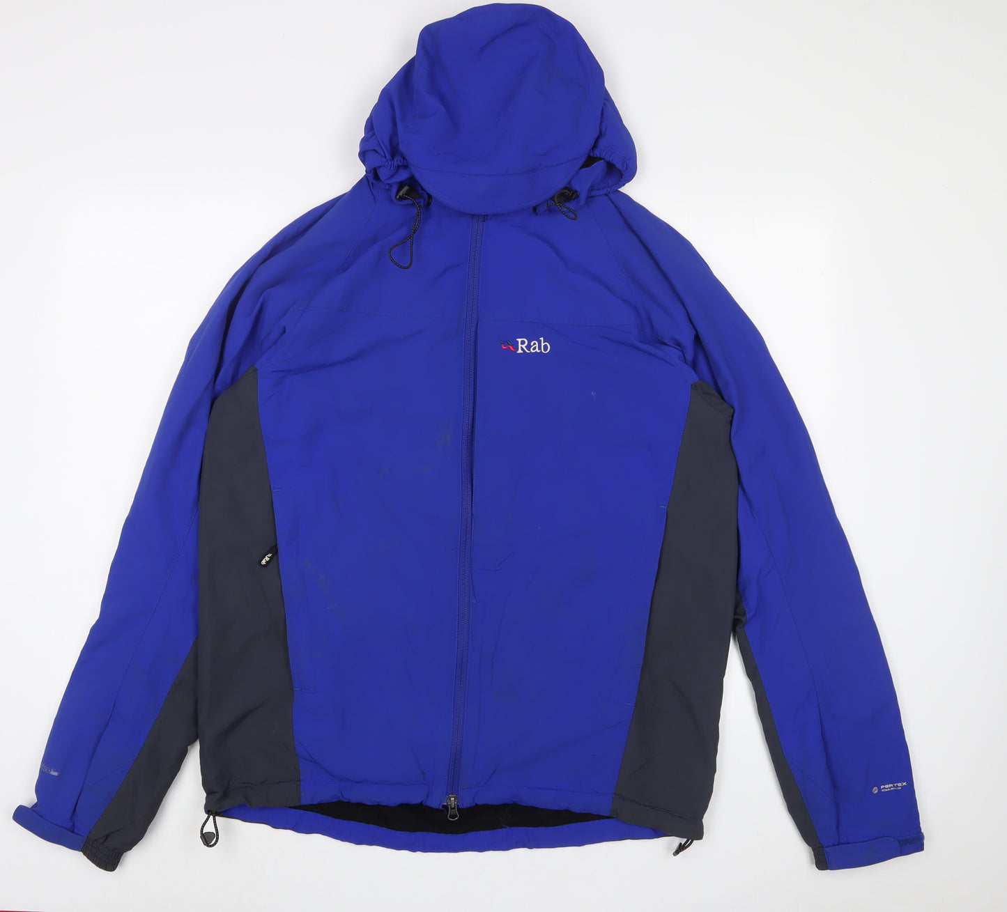 RAB Mens Blue Jacket Coat Size L Zip