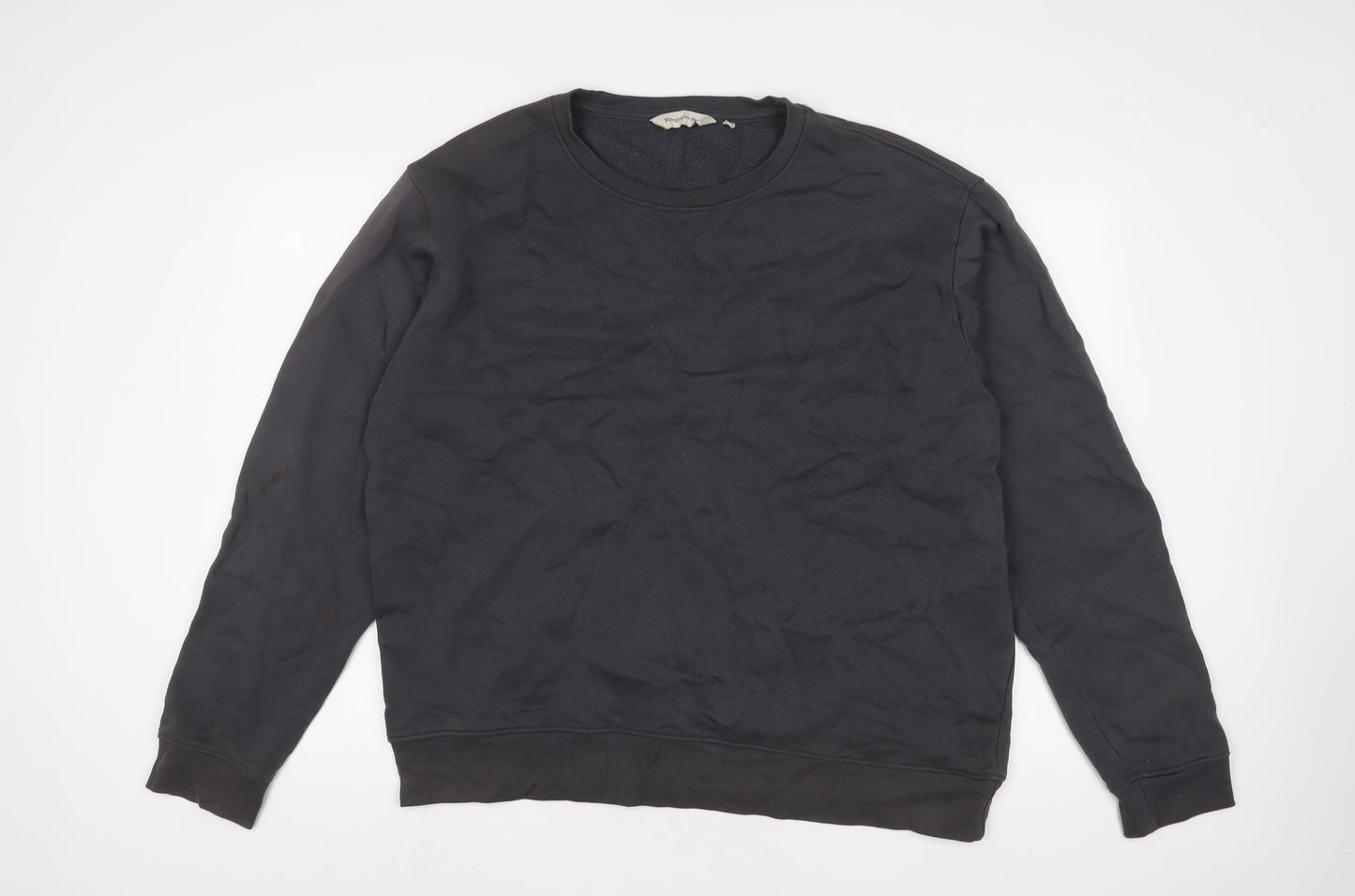 Kangaroo Poo Mens Grey Cotton Pullover Sweatshirt Size 3XL