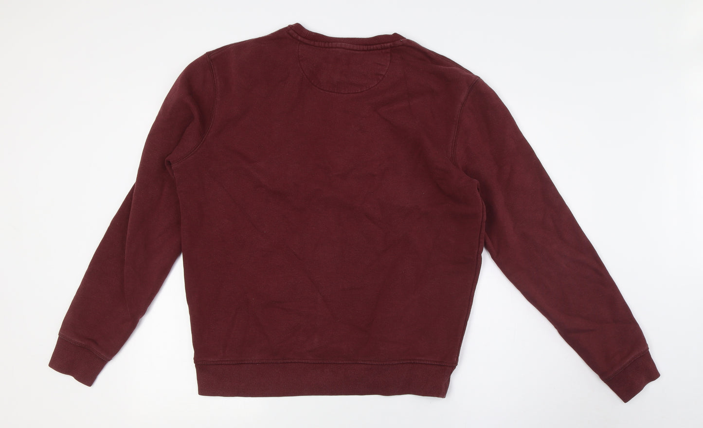 Jack Wills Mens Red Cotton Pullover Sweatshirt Size M