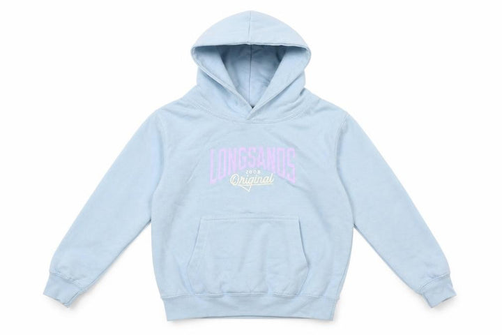 Longsands Girls Blue Cotton Pullover Hoodie Size S