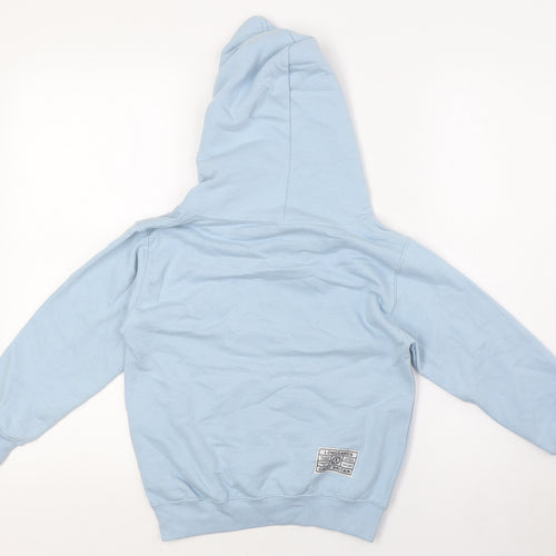 Longsands Girls Blue Cotton Pullover Hoodie Size S