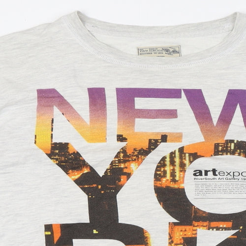 Burton Mens Grey Cotton Pullover Sweatshirt Size S - New york