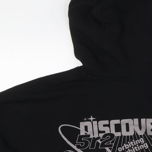Divided by H&M Mens Black Cotton Pullover Hoodie Size M - NASA