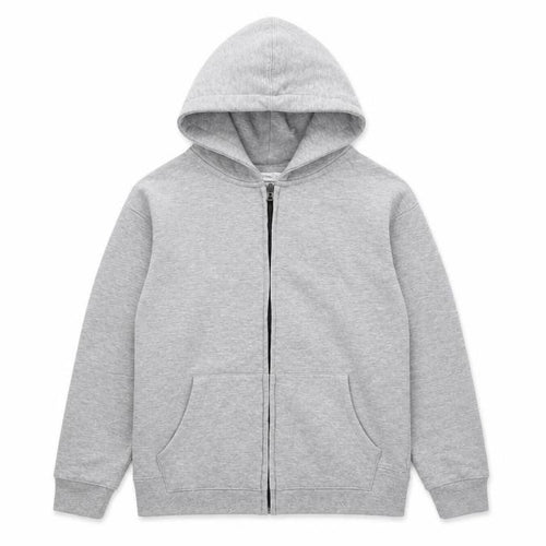 MNG Boys Grey Cotton Full Zip Hoodie Size 10 Years Zip