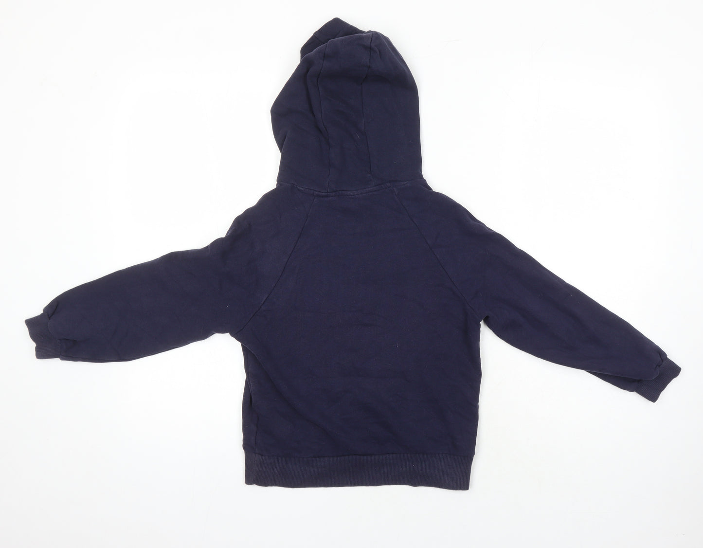 NEXT Girls Blue Cotton Pullover Hoodie Size 9 Years