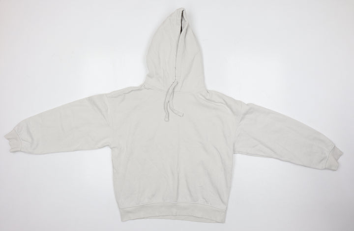 Zara Womens Beige Polyester Pullover Hoodie Size S