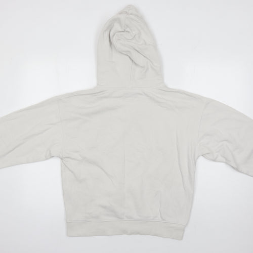 Zara Womens Beige Polyester Pullover Hoodie Size S