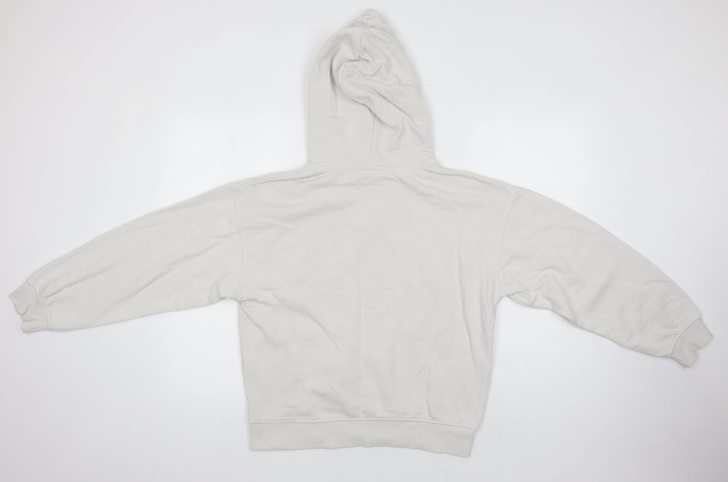 Zara Womens Beige Polyester Pullover Hoodie Size S